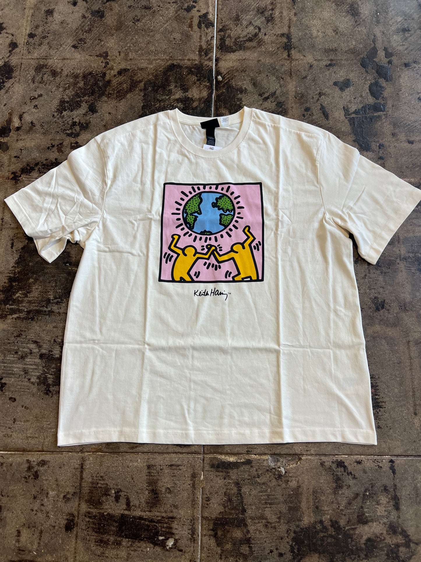 TAN KEITH HARING TEE