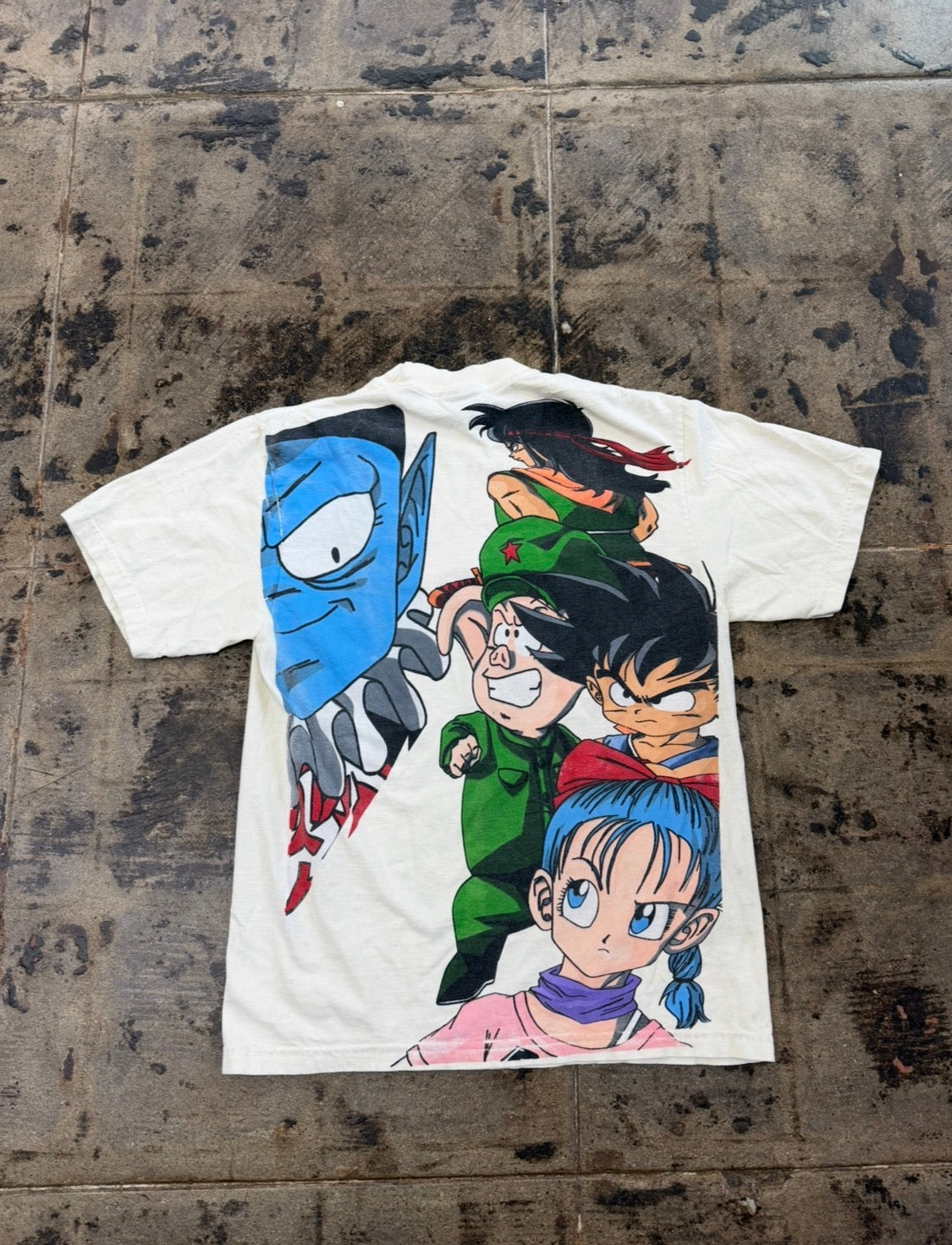 VINTAGE RUSH DRAGON BALL Z CREAM TEE