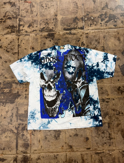 VINTAGE RUSH GHOST RIDER BLUE TEE