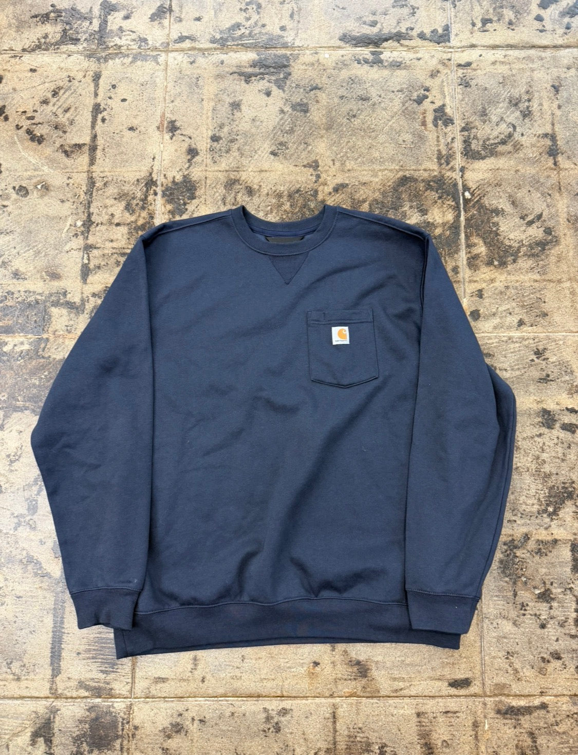 CARHARTT NAVY CREWNECK