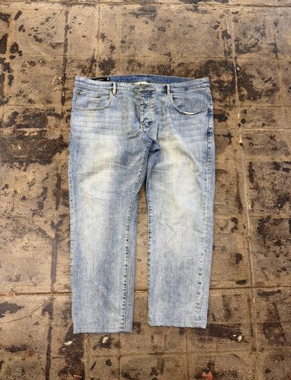 PURPLE LIGHT BLUE WASHED JEAN