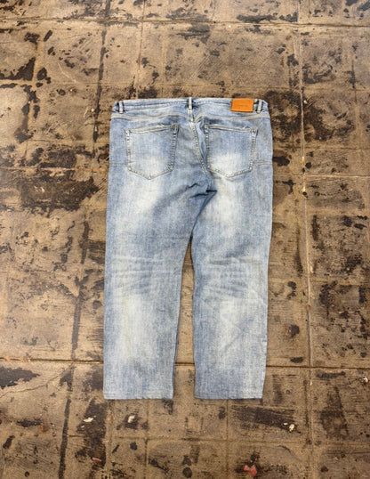 PURPLE LIGHT BLUE WASHED JEAN