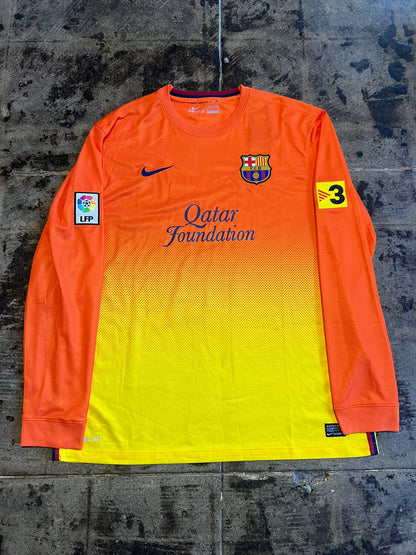 NIKE 12/13 FC BARCELONA AWAY JERSEY L/S