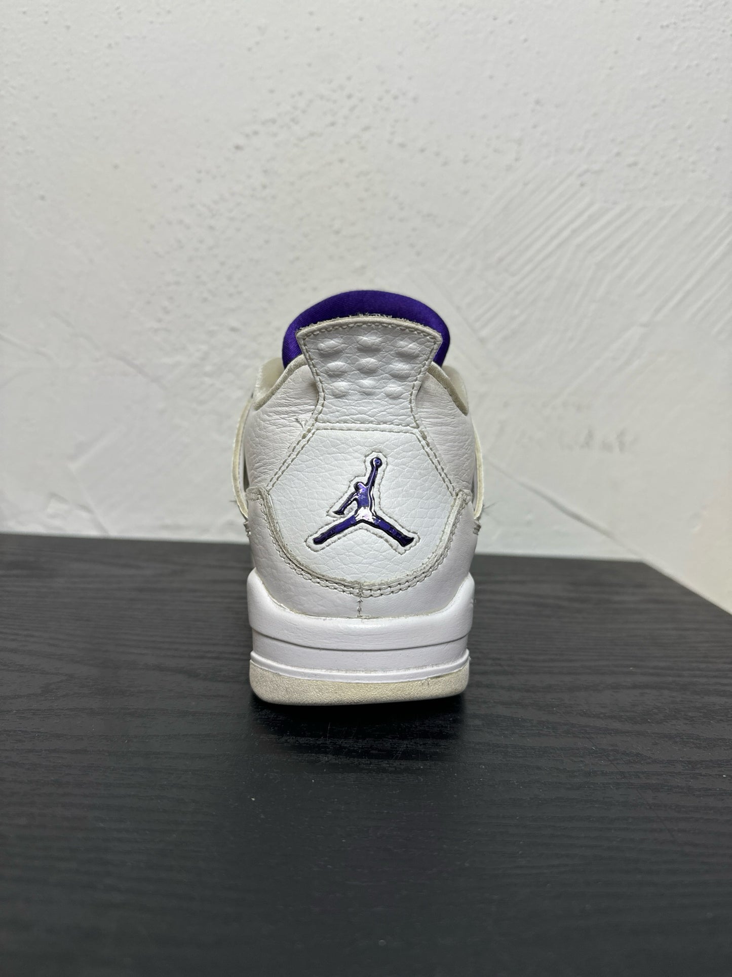 JORDAN 4 METALLIC PURPLE (USED NO BOX) SIZE: 5.5Y(7W)