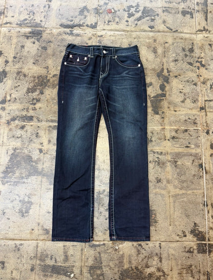 TRUE RELIGION DARK BLUE RELAXED STRAIGHT