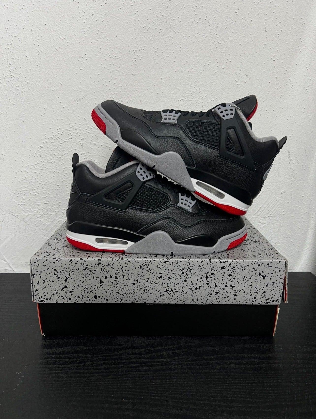 JORDAN 4 BRED REIMAGINED.