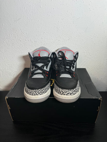 JORDAN 3 BLACK CEMENT GS (2018) (USED)