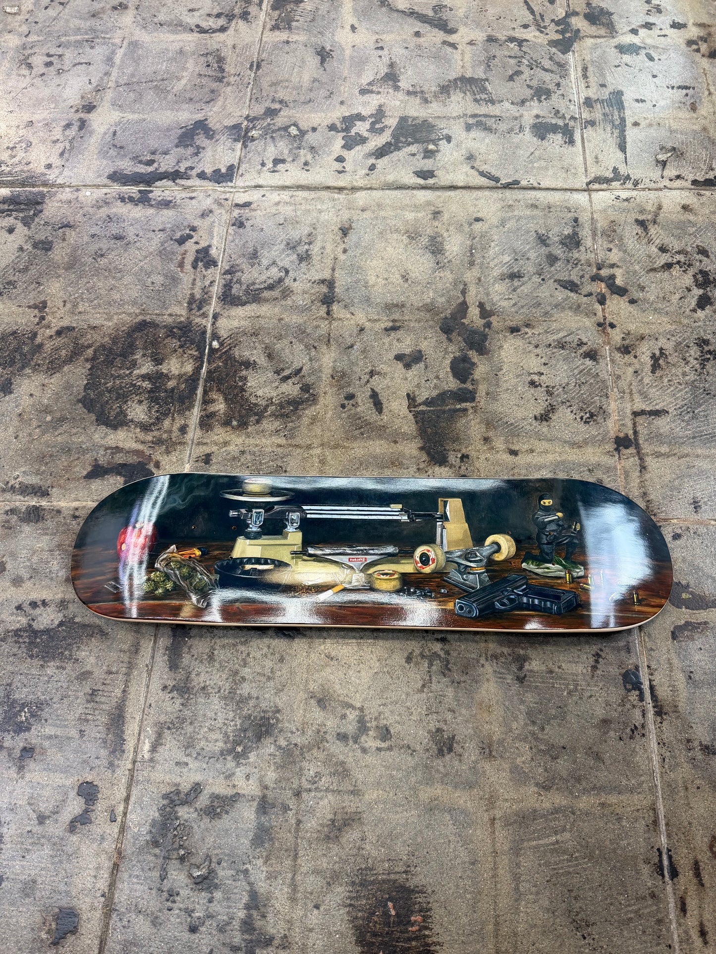 SUPREME SCALE SKATEBOARD DECK