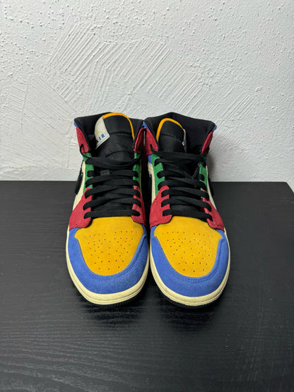 JORDAN 1 MID FEARLESS(USED,NB) / 11.5