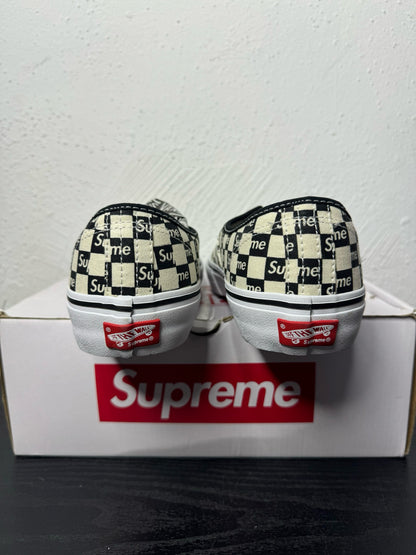 SUPREME VANS AUTHENTIC CHECKER