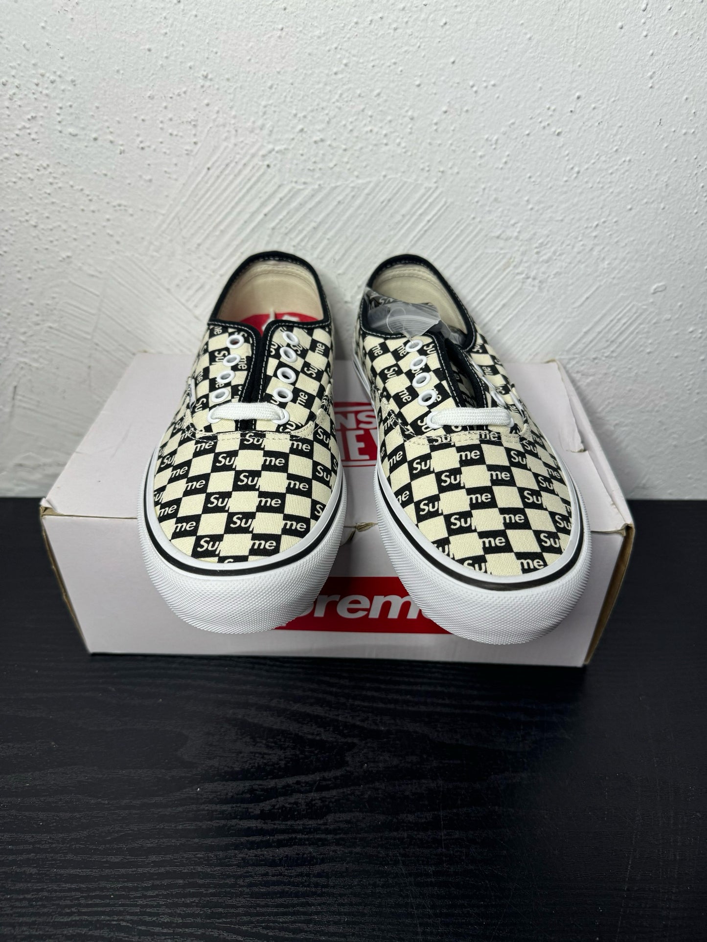 SUPREME VANS AUTHENTIC CHECKER