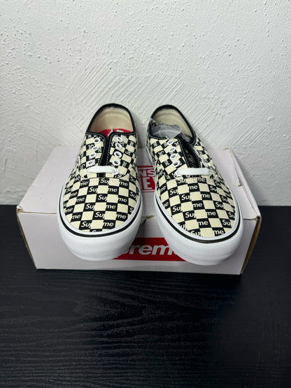 SUPREME VANS AUTHENTIC CHECKER