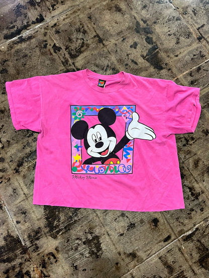MICKEY TEE SZ: XL CROP