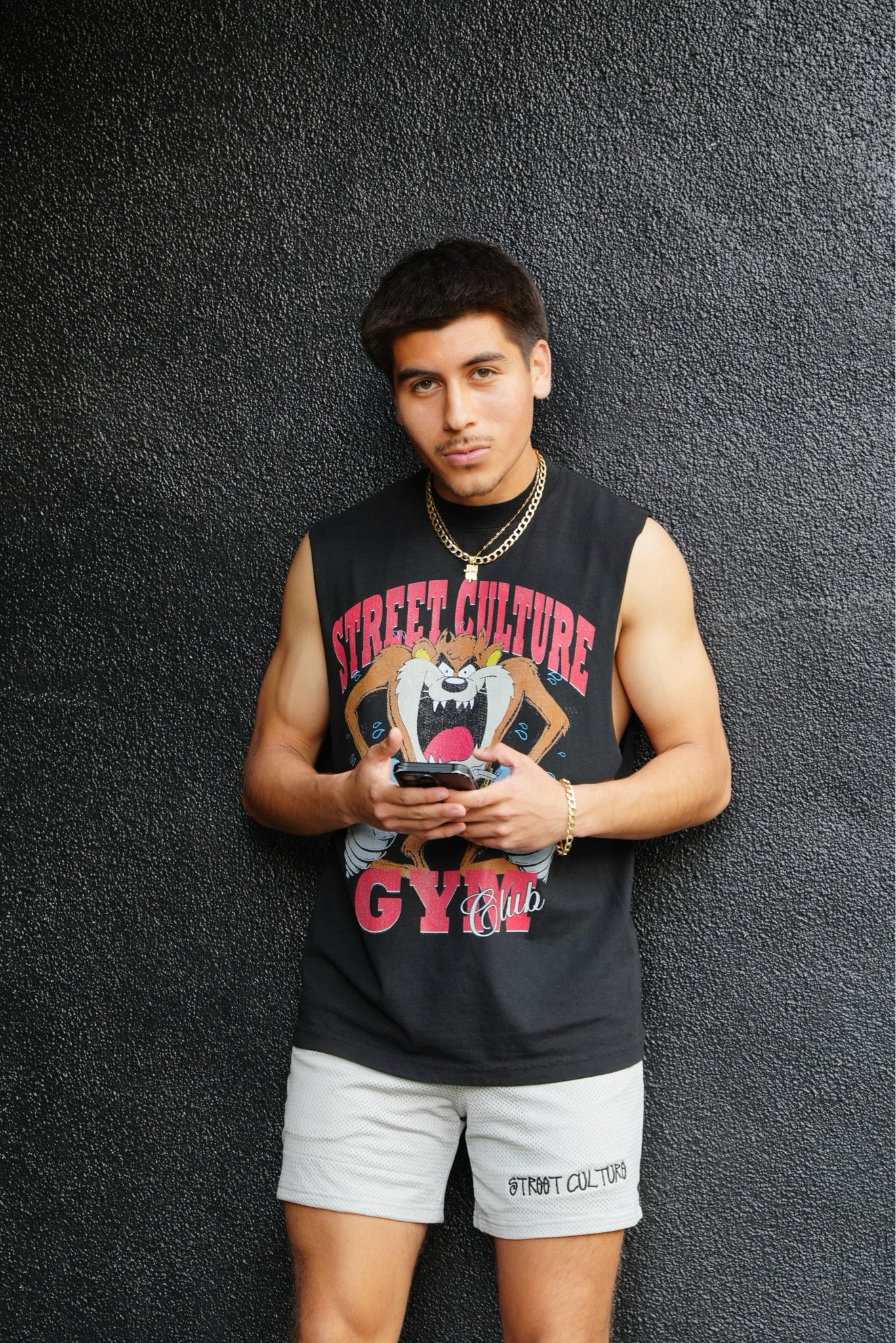 TAZ GYM CLUB SLEEVELESS TEE
