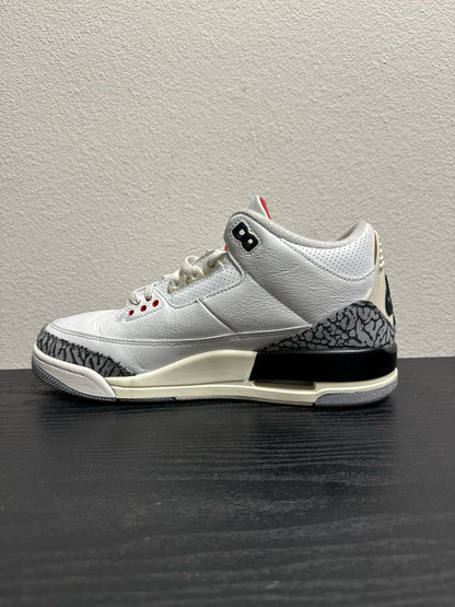JORDAN 3 TRUE BLUE (USED) / 8.5