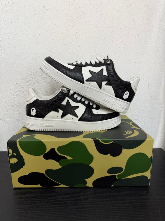 BAPE STA #4 LINE CAMO WHT/BLK (USED)