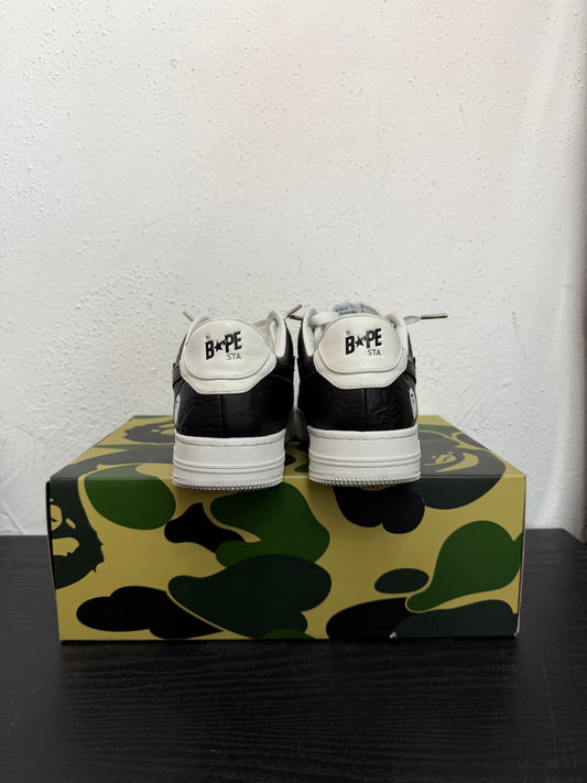 BAPE STA #4 LINE CAMO WHT/BLK (USED)